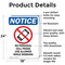 Signmission No Personal Cell Phone, 18 in W x Rectangle, Aluminum OS-2PACK-NS-A-1824-V-14731 - alternate 2